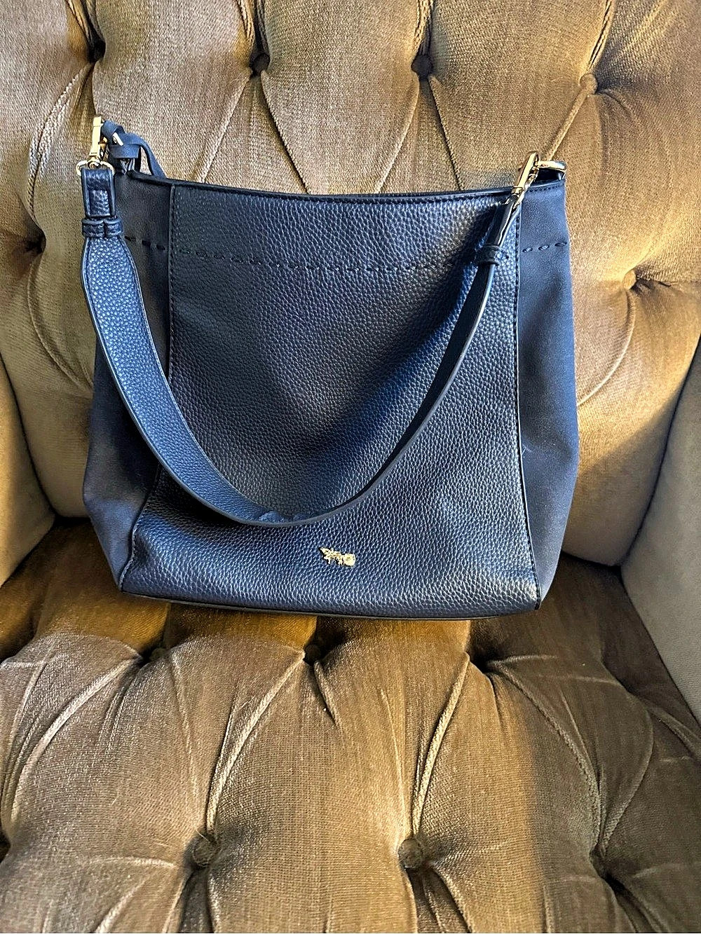 Navy Shoulder Bag